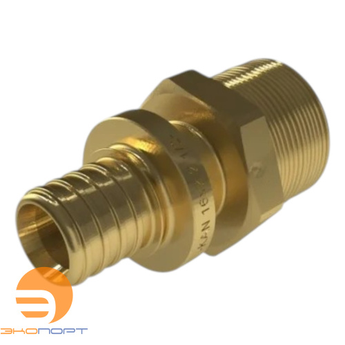 Соединитель 16 G1/2" НР латунный UltraLine KAN-therm