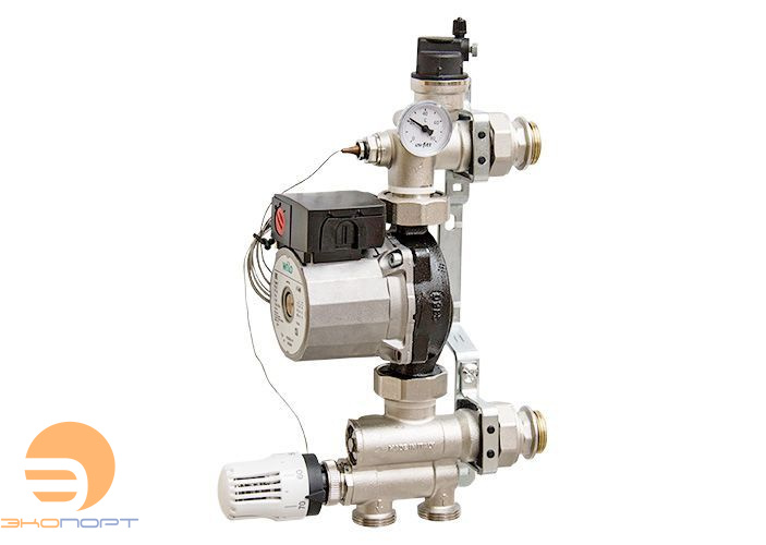 Насосно-смесительная группа SOLOMIX 1" с насосом Wilo RS 25/6-130 Uni-fitt