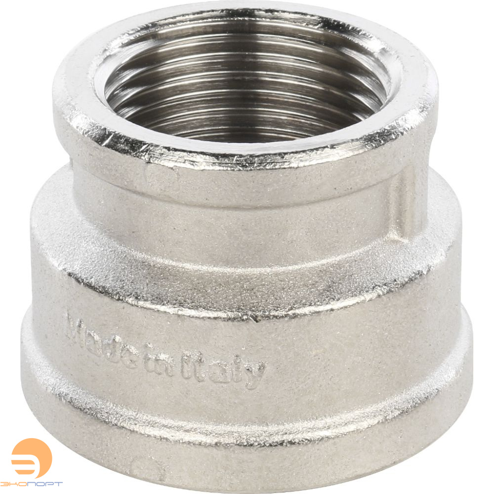 Муфта переходная ВВ  1 1/4х1 (никель) Stout