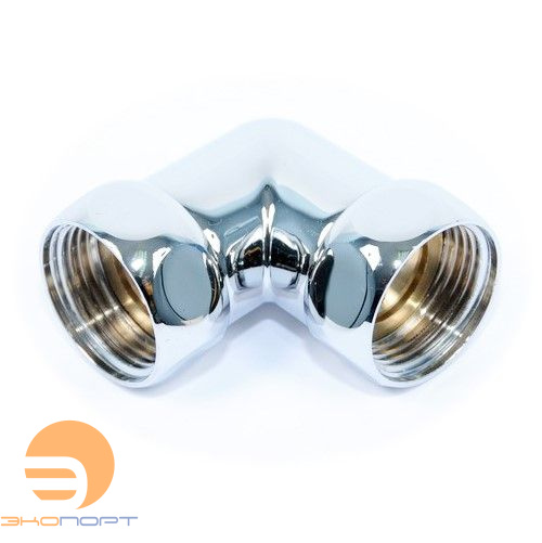 Сгон угловой (американка) для полотенцесушителя 1 х 3/4 ВВ ХРОМ SMART 