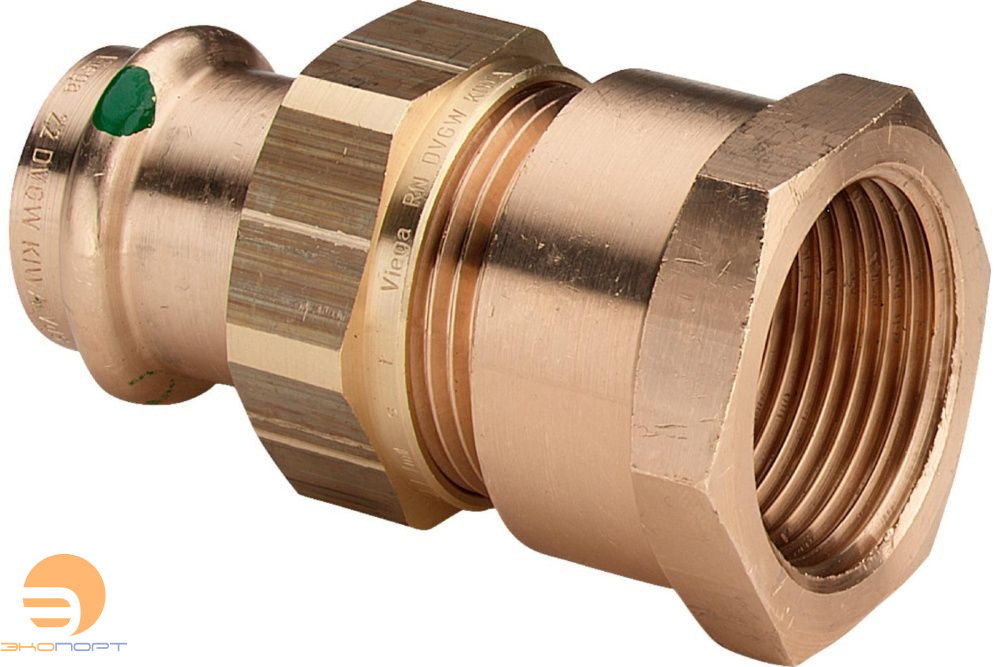 Соединитель разъемный 22 х 1 ВР press SC-Contur Viega