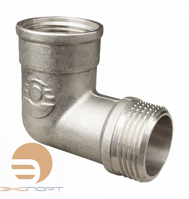 Угольник НР-ВР 3/4х3/4 (никель) Valfex