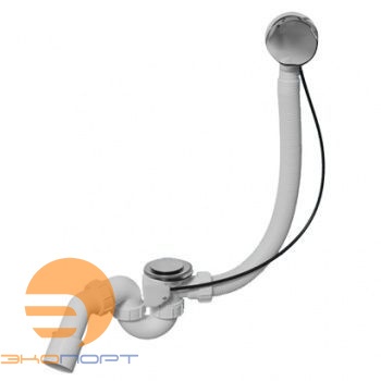 Сифон д/ванн (11/2х40) с автоперел. L575хDN34, (решетка 70, пробка) вых.DN40/50, хром McAlpine Сифон д/ванн (11/2х40) с автоперел. L575хDN34, (решетка 70, пробка) вых.DN40/50, хром McAlpine