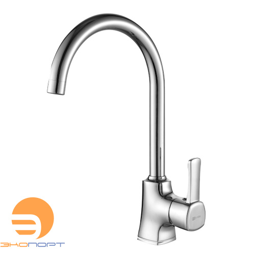 Смеситель для кухни Evitta, с высоким поворотным изливом, хром, LEMARK