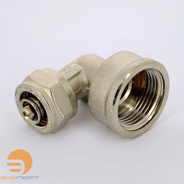 Угол ВР 16х1/2" никелир. (обжим) Uni-Fitt