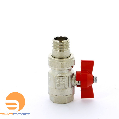 Кран со сгоном НВ  1/2" бабочка IDEAL ITAP