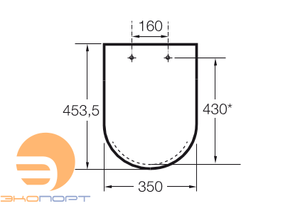 Сиденье с крышкой Gap лакированная soft close для унитаза (34647L000) ROCA
