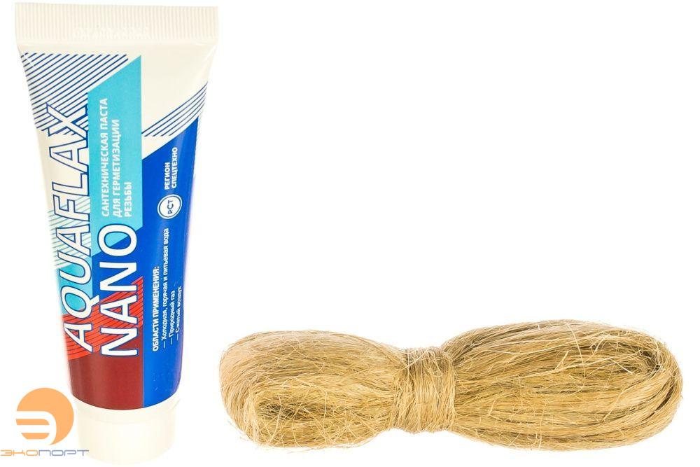 Комплект Aquaflax nano (паста 80г. + лен 20г.) ЕВРО