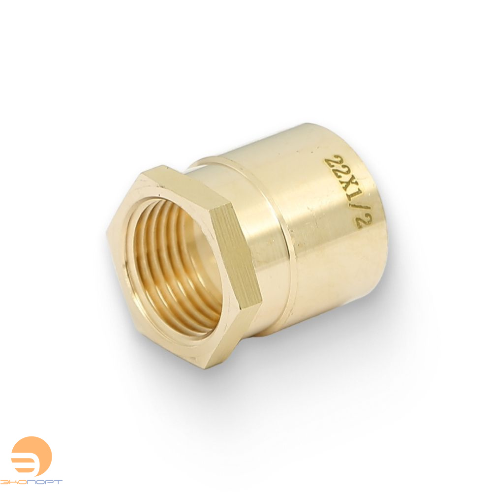 Муфта переходная ВР-пайка 22х1/2 JINTIAN