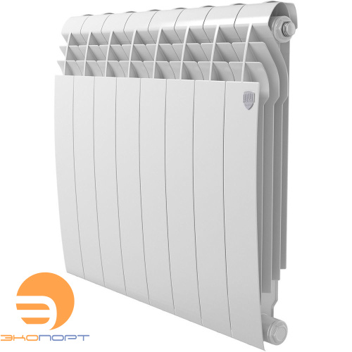Радиатор биметаллический BiLiner Bianco 500/87  8 секций (белый) Royal Thermo