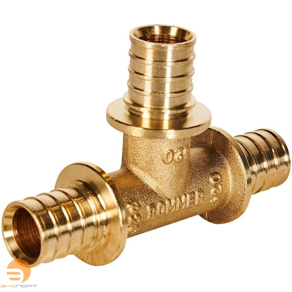 Тройник 20-20-20 латунь Rommer
