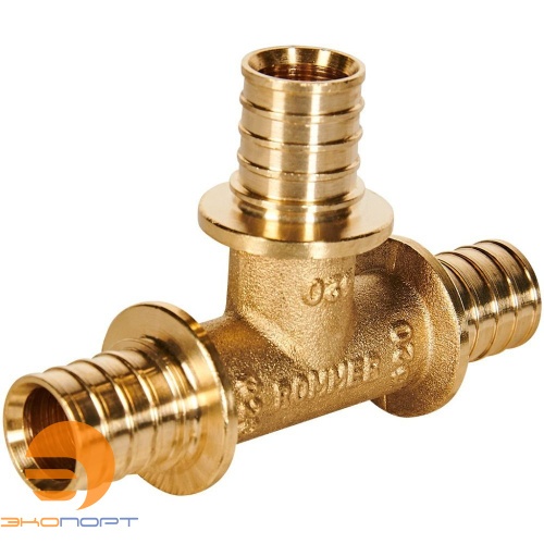 Тройник 20-20-20 латунь Rommer