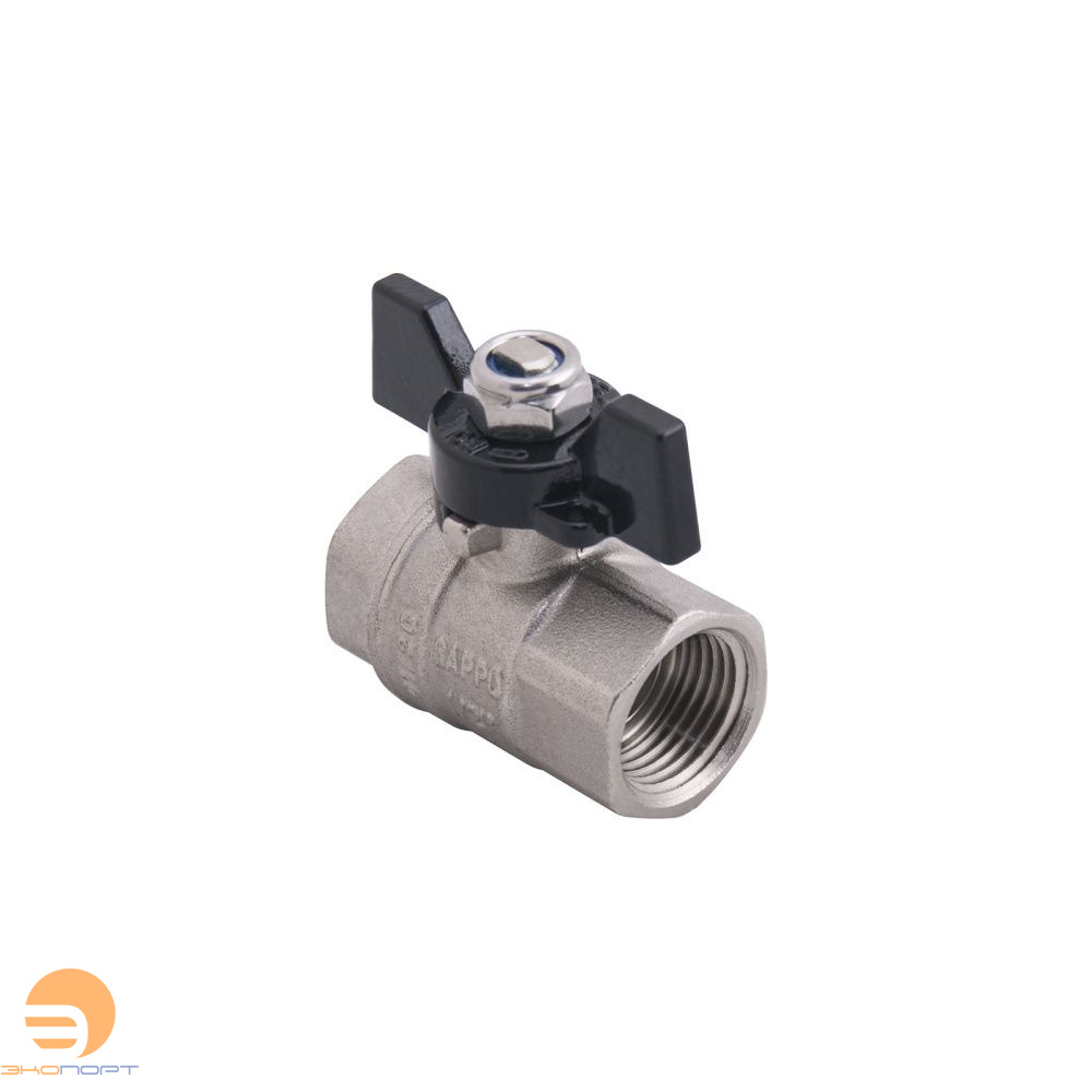 Кран шаровой ВВ 3/4" (бабочка) Gappo