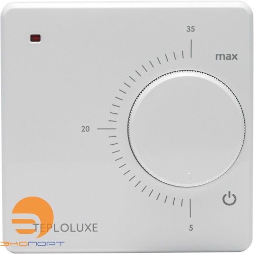 Терморегулятор механический LC 001 белый Теплолюкс