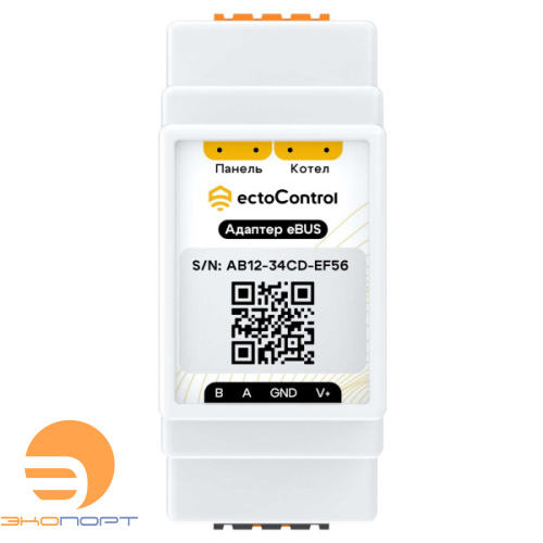 Адаптер eBus, DIN, RS485 (Modbus) ectoСontrol