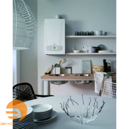 Котел газовый настенный ECO Four 1.24, 24 кВт одноконт., дымоход Ø120 BAXI