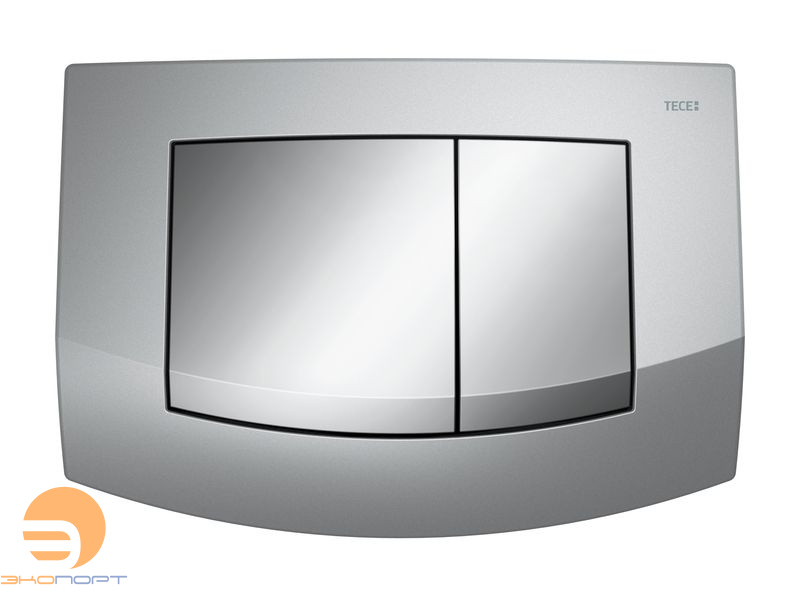 Клавиша TECEambia с 2-мя клавишами, хром матовый, клавиши хром глянец