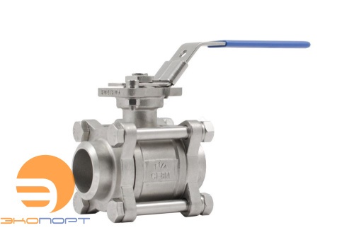Кран шаровый BV17.04.020.63.Р/Р, нерж.ст., полнопроходной, р/р, Ду020, Ру63