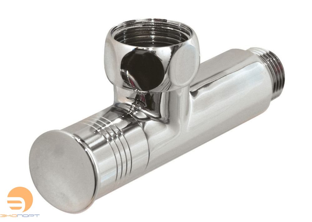 Кран угловой, колпачок 1"х3/4" г/ш SMART