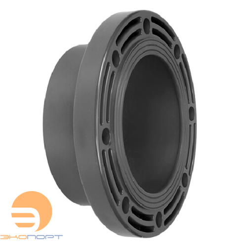 Фланец с адаптором, неразъемный(110) PVC-U 