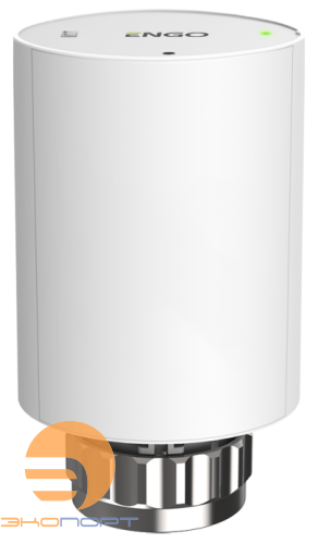 Термоголовка электронная ETRVM30W для радиаторного клапана, ENGO
