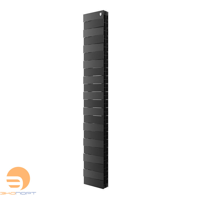 Радиатор биметаллический PianoForte TOWER 200 22 секц. Noir Sable Royal Thermo