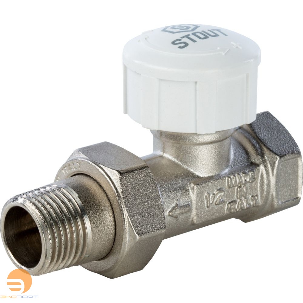 Клапан термостатический, прямой 1/2 STOUT