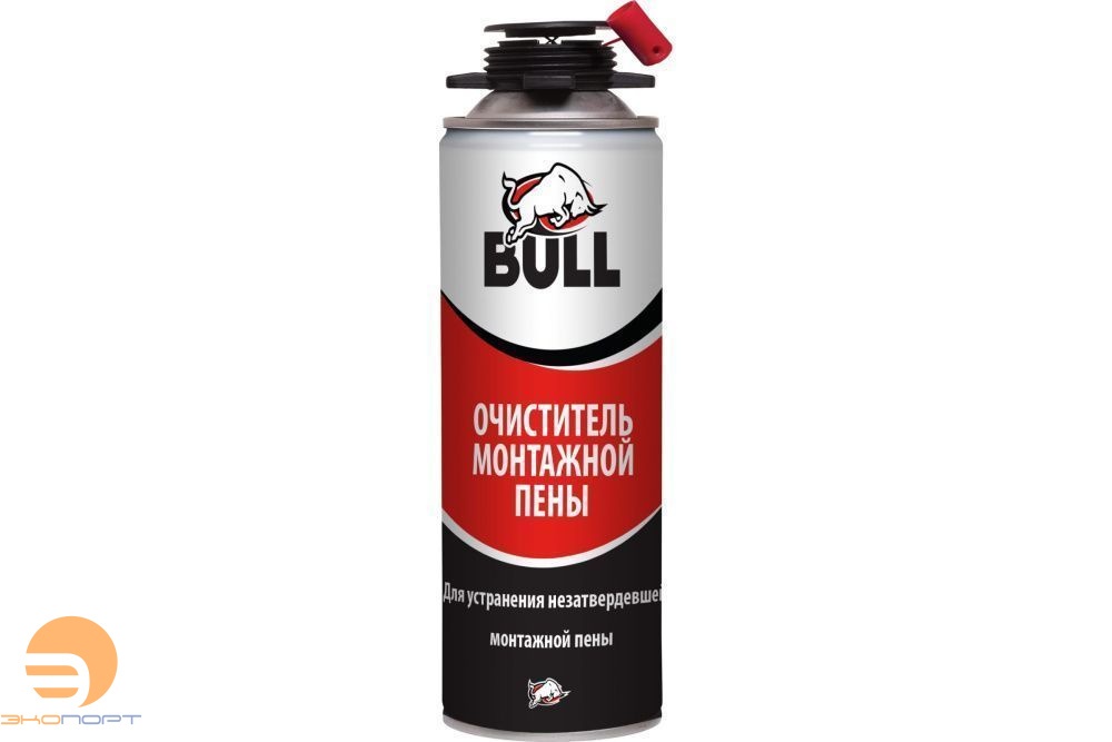 Очиститель монтажной пены Bull 500мл 