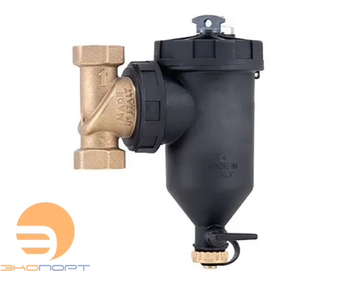 Шламоотделитель с магнитом и циклонным фильтром, 1" ВН, STOUT
