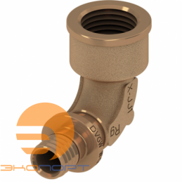 Уголок с ВР  16 х 1/2" бронза TECE