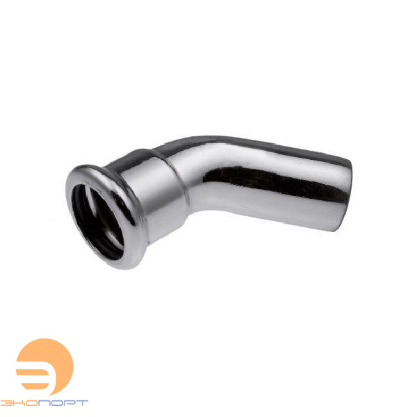 Отвод ниппельный 22*22 45 гр. KAN-Therm Steel