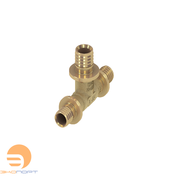 Тройник 25-16-16 латунь TECE