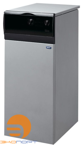 Котел газовый напольный BAXI SLIM 1.150 i 14,9 кВт насос, р. бак, дымоход DN110
