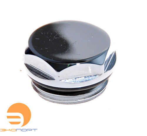 Заглушка с резиновым кольцом хромированная 1/2", SMART