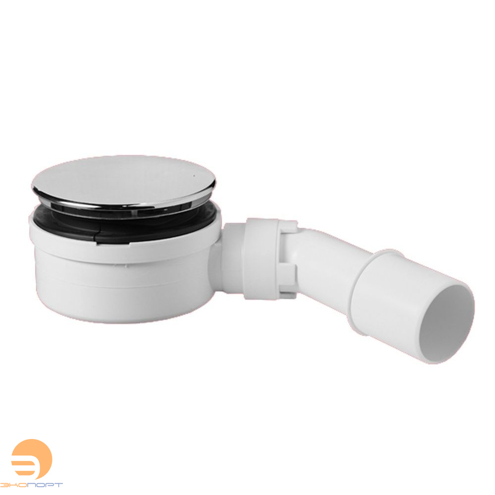 Сифон бутылочный для поддона, хром, отверстие 97 мм, грибок 110 мм McAlpine