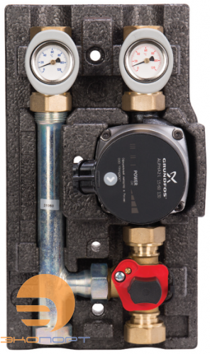 Насосно-смесительный модуль ECO MK 55 кВт DN 20 3/4", с насосом Grundfos UPS 15-65