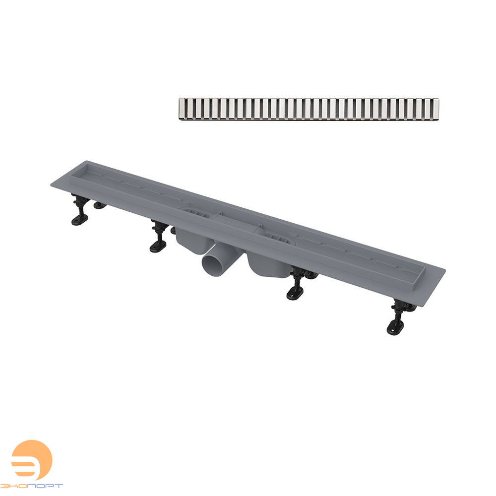 Водоотводящий  желоб праст. 850 мм в комлекте с решеткой  LINE-850L 850 мм ALCA PLAST