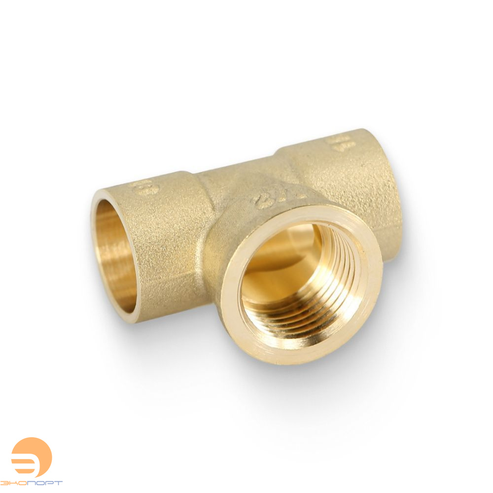 Тройник - переход на резьбу ВВ 15х1/2"х15 JINTIAN