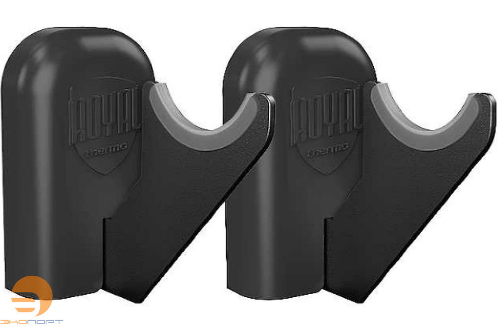 Комплект настенных регулируемых кронштейнов (2 шт) Design 100, черные Royal Thermo