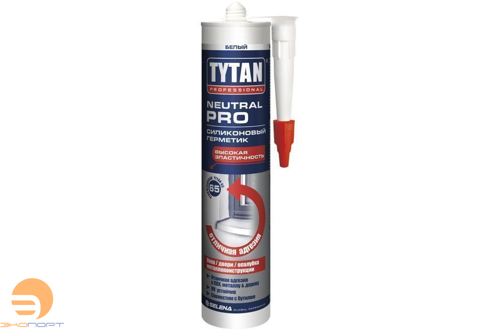 Герметик TYTAN Универсальный Силикон белый 310 мл.