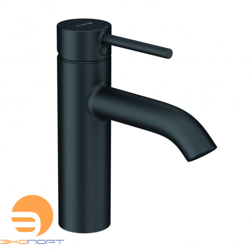 Смеситель для раковины однорычажный с донным клапаном 100 мм, 5 л/мин KLUDI BOZZ BLACK