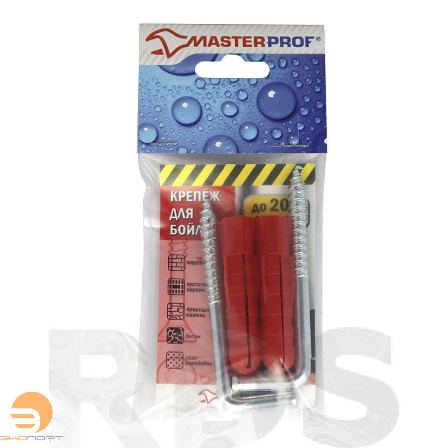 Набор д/крепления бойлера универсальная 200л. (шуруп-костыль 10х100, 2шт) МР/ОП