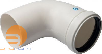 Угол конденсац. 87° DN80 м/п PP-FE STOUT (пластик)