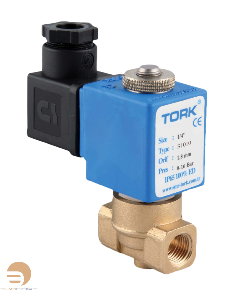 Клапан соленоидный T-GP 106 230/50AC 2/2 НЗ BSP 11/4" 30 мм 0.5-12 бар -10...+80С 