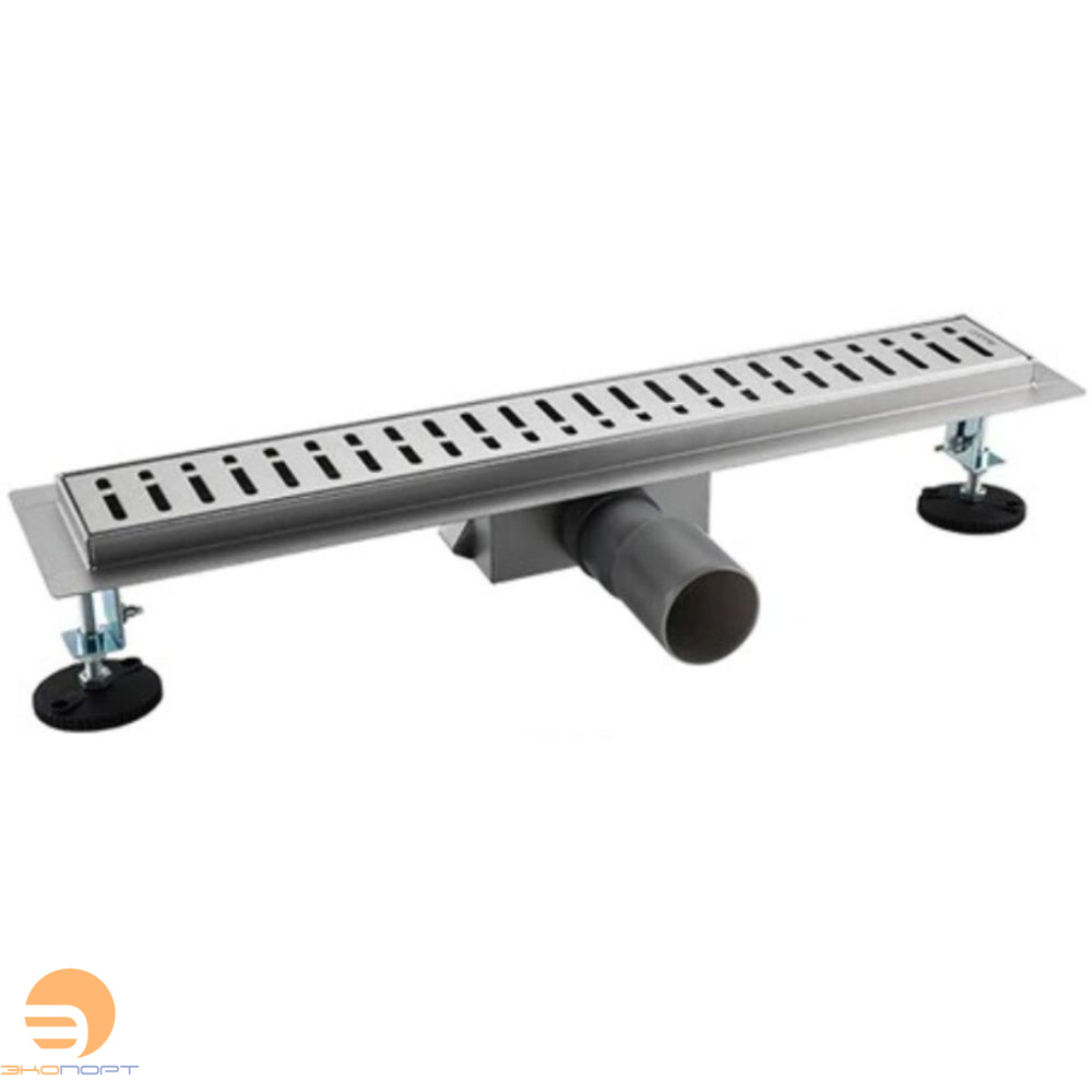 Лоток душевой комб. затвор 70х500 мм (решетка в полоску) Gappo