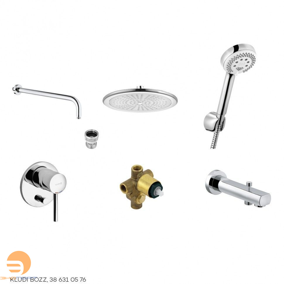 Комплект для душа KLUDI BOZZ с изливом  7 в 1