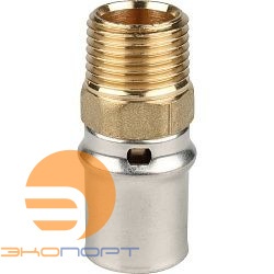 Муфта 20х1/2 НР латунь пресс Stout
