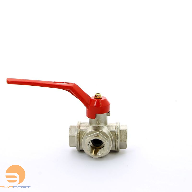 Кран шаровый трехходовой тип "Т" 3/4"  стандарный проход (рычаг) itap