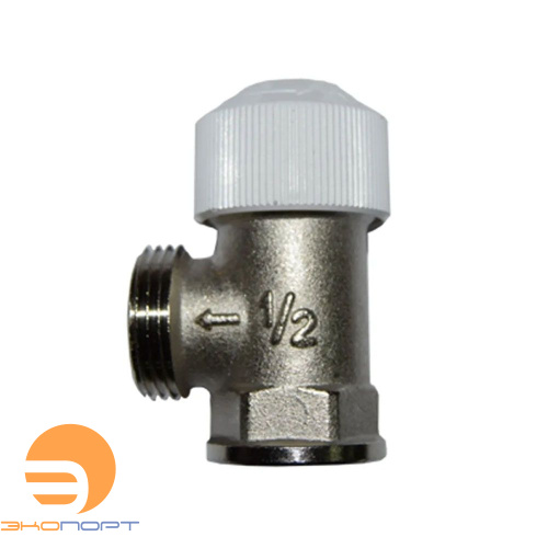 Вентиль угловой 1/2"х3/4" ВН, без хвостовика, термостатический (701302) SR Rubinetterie
