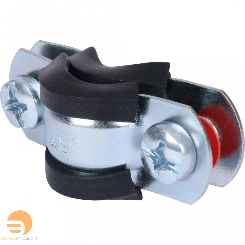 Хомут для труб 3/8 (15-19) с гайкой Stout